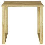 vidaXL table Naturel 50 5 x 50 x 46 cm Pinède imprégnée