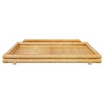 vidaXL Cadre de lit Bambou 200x200 cm