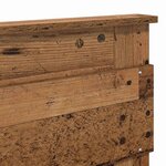 vidaXL Tête de lit Bois Ancien 150 cm Bois d'ingénierie