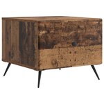 vidaXL Table basse Bois ancien 49 x 50 x 40 cm Bois d'ingénierie