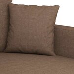vidaXL Fauteuil Marron 60 cm Tissu