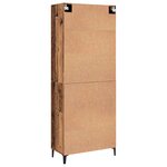 vidaXL Haut Armoire 2 Pièces Bois ancien Bois d'ingénierie