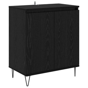vidaXL Buffet Chêne noir 60 x 35 x 70 cm Bois d'ingénierie