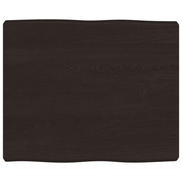 vidaXL Dessus de table bois massif traité bordure assortie