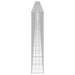vidaXL Mur en gabion avec couvercles Acier galvanisé 900x30x150 cm