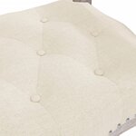 Banc banquette 110 x 45 x 60 cm lin beige 02_0010533