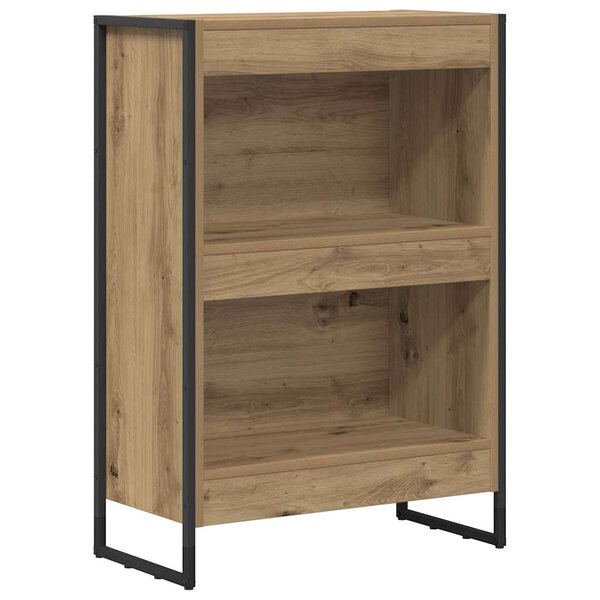 vidaXL Bibliothèque Chêne artisan 80 x 30 x 155 cm Bois d'ingénierie