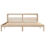 vidaXL Cadre de lit sans matelas 180x200 cm bois massif de pin