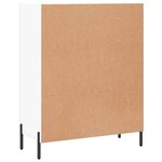 vidaXL Buffet blanc 69 5x34x90 cm bois d'ingénierie