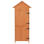 vidaXL Armoire de rangement de jardin Marron 42 5x64x190 cm
