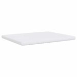 vidaXL Matelas en mousse blanc 200x220 cm 7 zones dureté 20 ILD