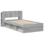 vidaXL Cadre de lit avec rangement Sonoma gris 80 x 200 cm
