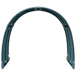 vidaXL Tunnel de lit 2 Pièces Bleu clair 211 x 67 5 x 2 cm Polyester