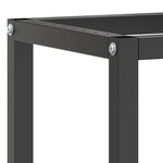 vidaXL Cadre de banc de travail Noir et rouge mat 170x50x79 cm Métal