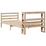 vidaXL Cadre de lit sans matelas 75x190 cm bois de pin massif