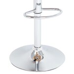 vidaXL Tabouret de bar Crème Similicuir