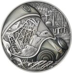Pièce de monnaie en Argent 5 Dollars g 62.2 (2 oz) Millésime 2024 Human Tragedies FUKUSHIMA