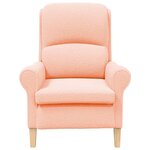 vidaXL fauteuil Rose 76 x 94 x 102 cm tissu