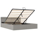 vidaXL Cadre de lit à rangement hydraulique sans matelas 180x200 cm