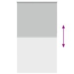 vidaXL Store enrouleur occultant largeur du tissu 116 6 cm polyester