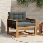 vidaXL Sofa de milieu extérieur Naturel