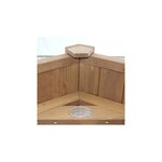 AXI Beach Tower avec balancoire nid Marron Bleu Toboggan