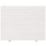 vidaXL Jardinière blanc 90x40x72 5 cm bois de pin massif
