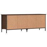 vidaXL Armoire à chaussures chêne marron 131x35x50cm bois d'ingénierie