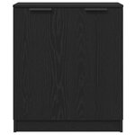 Buffet vidaXL Bois Noir 60x30x70 cm en Bois D'ingénierie