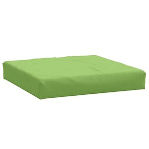 vidaXL Coussin de palette vert mélangé 60x60x9 5 cm tissu