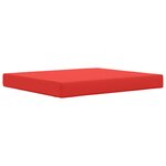 vidaXL Coussin de canapé d'extérieur 2 Pièces Rouge Polyester