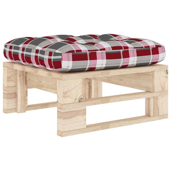 vidaXL Pouf palette de jardin bois de pin imprégné
