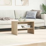 vidaXL Meuble TV chêne sonoma 60x40x40 cm bois d'ingénierie