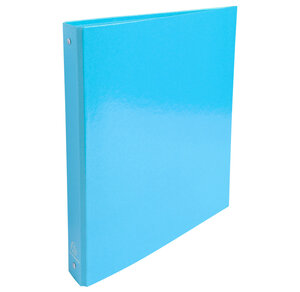 Classeur 4 anneaux 30mm carton recouvert papier a4 32x26cm dos 4cm coloris bleu x 10 EXACOMPTA