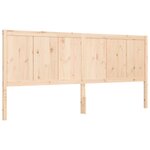 vidaXL Cadre de lit sans matelas 200x200 cm bois massif de pin
