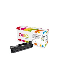 Toner d'encre remanufacturé, compatible pour HP 35A CB435A - Noir