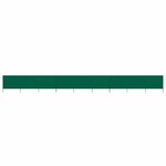vidaXL Paravent 9 panneaux Tissu 1200 x 160 cm Vert
