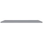 vidaXL Étagère murale flottante gris 120x23 5x3 8 cm MDF