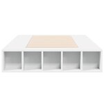 vidaXL Cadre de lit sans matelas blanc 90x190 cm