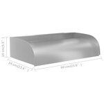 vidaXL Cascade 60x34x14 cm Acier inoxydable 304