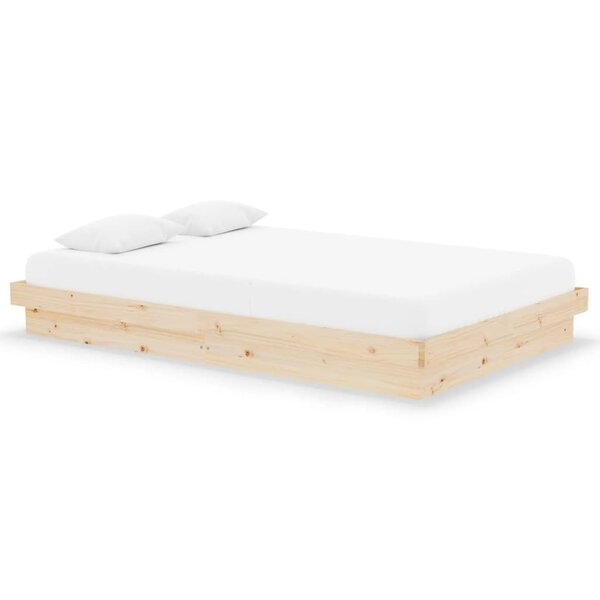 vidaXL Cadre de lit sans matelas bois massif