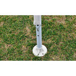 vidaXL Belvédère de jardin à toit pyramidal 3x3 m