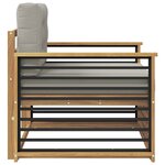 vidaXL Canapé d’extérieur Polyester Blanc