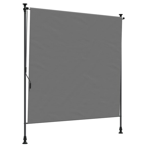 vidaXL Store Roulant Extérieur Gris clair 120 x 270 cm