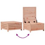 vidaXL Salon de jardin 7 Pièces avec coussins bois massif douglas