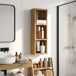vidaXL Armoire murale de salle de bain Chêne artisan 20 x 10 x 60 5 cm