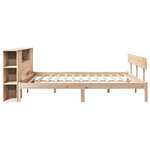 vidaXL Lit bibliothèque sans matelas 180x200 cm bois massif de pin