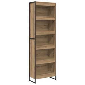vidaXL Bibliothèque 2 Pièces Chêne artisan 80 x 30 x 155 cm