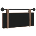 vidaXL Tête de lit suspendue Cappuccino Simili cuir