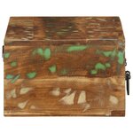 VidaXL Meuble TV mural 60x30x19 cm bois massif de récupération